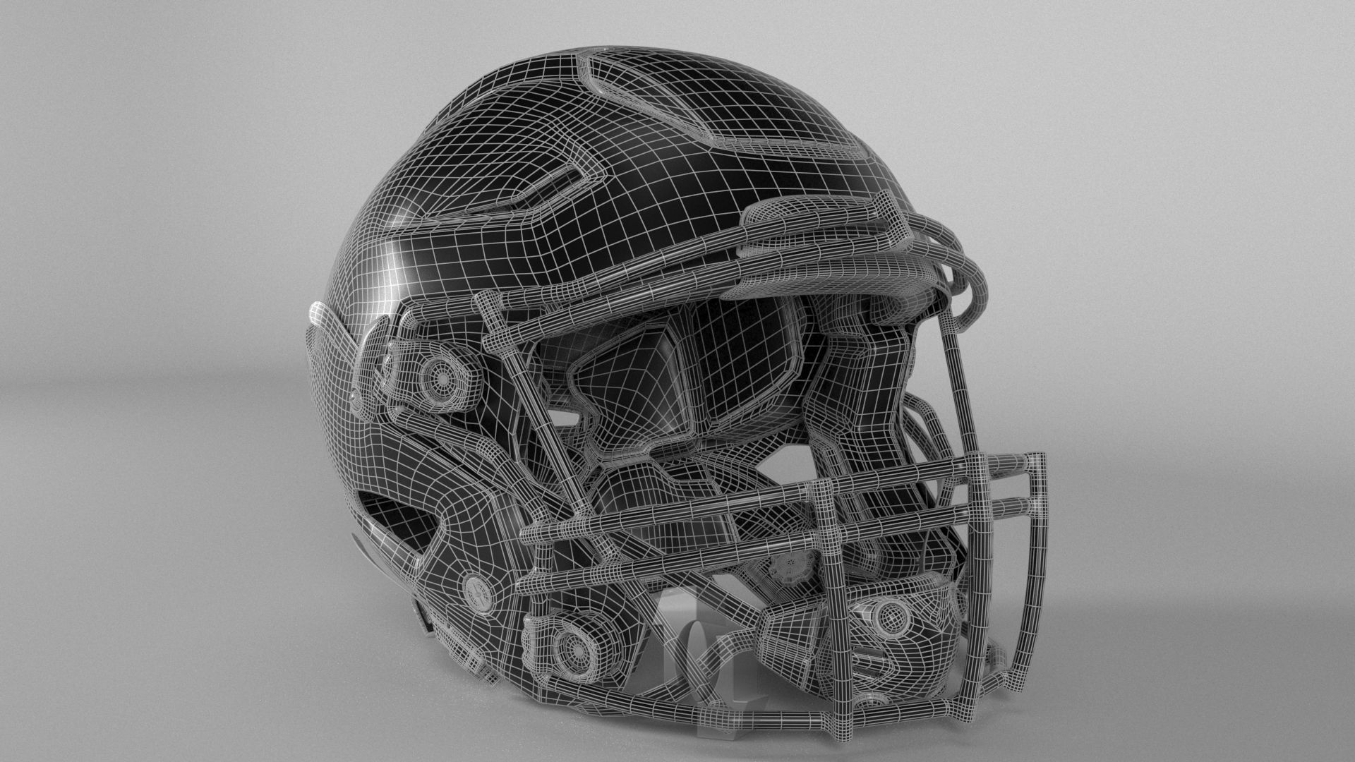 CHIEFS KANSAS CITY Helmet Football AFC West PBR updated 2025 3D model_6