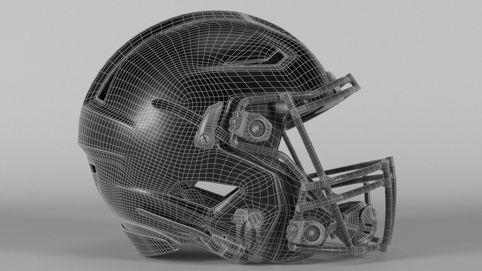 CHIEFS KANSAS CITY Helmet Football AFC West PBR updated 2025 3D model_4