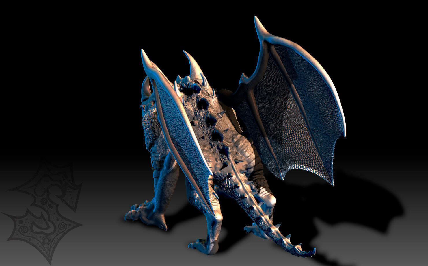 PANGETOR DRAKER FIGURE 3D PRINGTER 3D print model_10