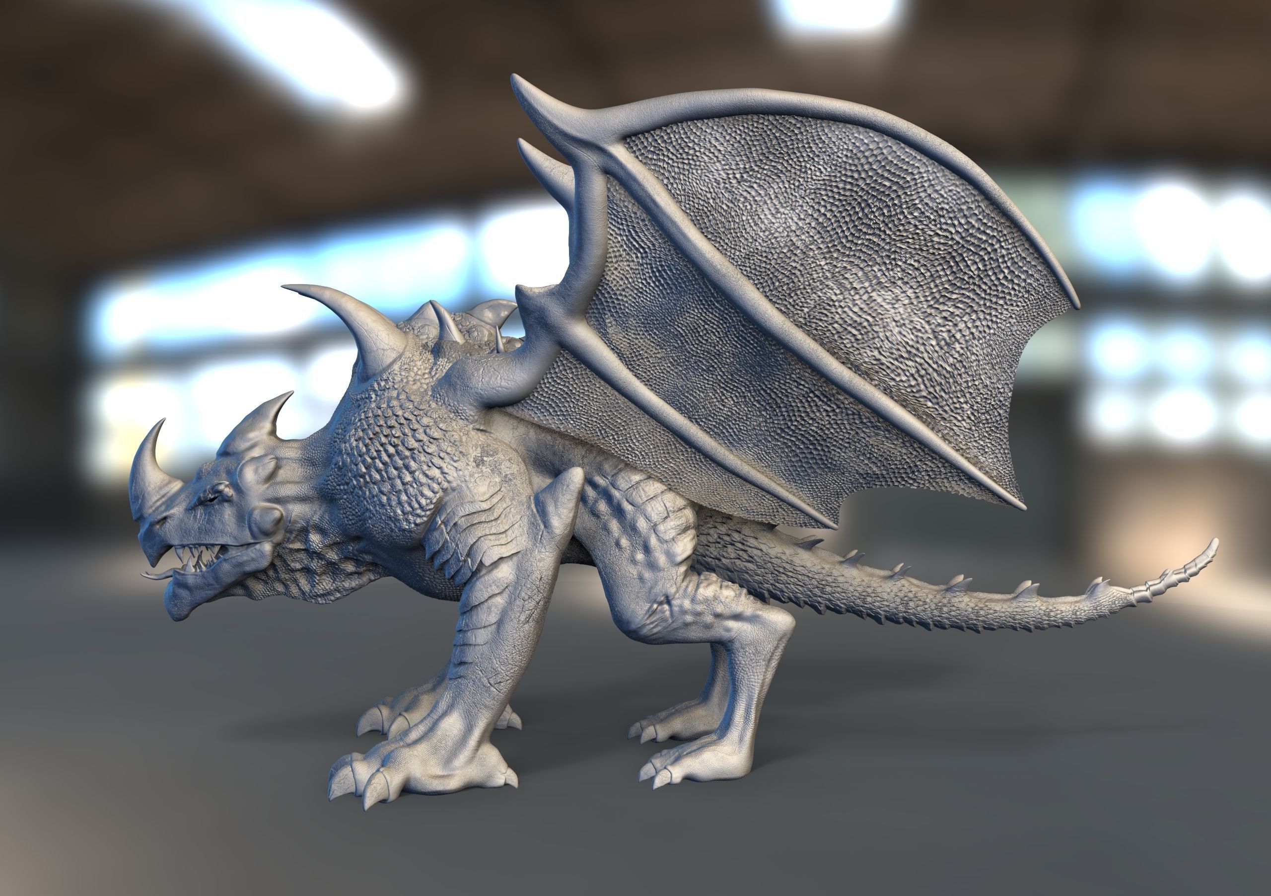 PANGETOR DRAKER FIGURE 3D PRINGTER 3D print model_3