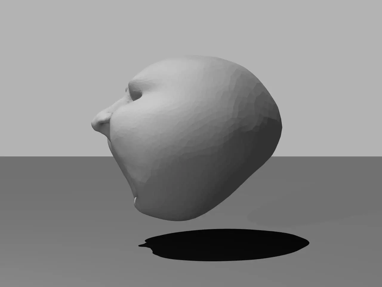 sample human head2 Free 3D model_0