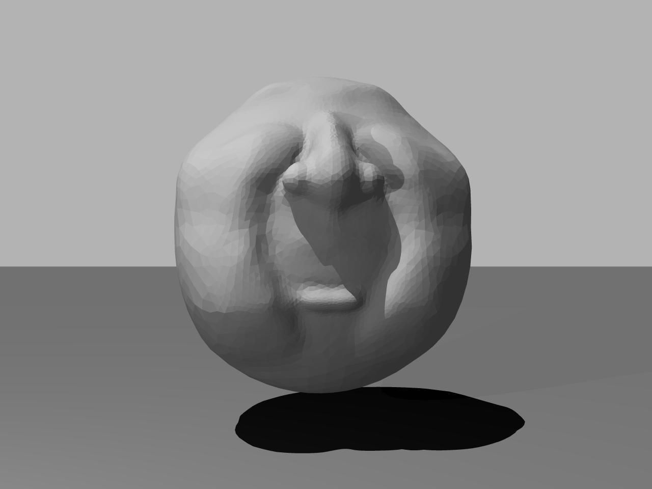 sample human head3 Free 3D model_1