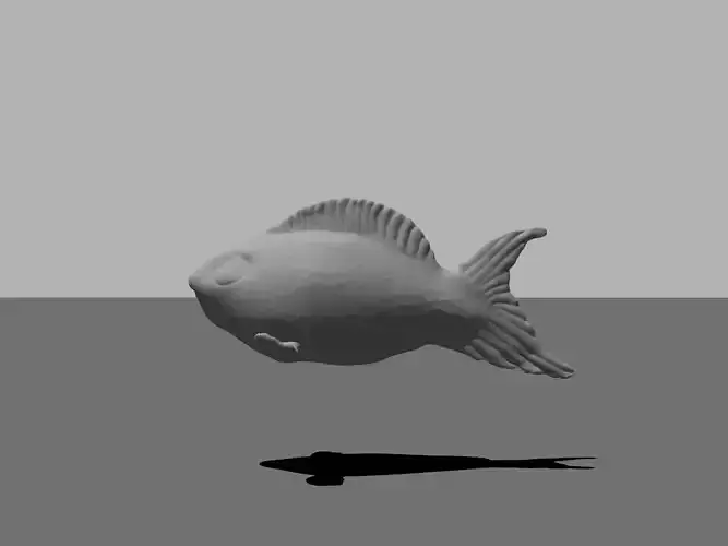 sample fish Free 3D model