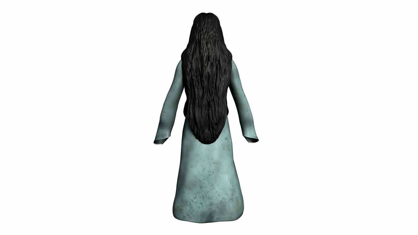 Kuntilanak Ghost Figure 3D model_3