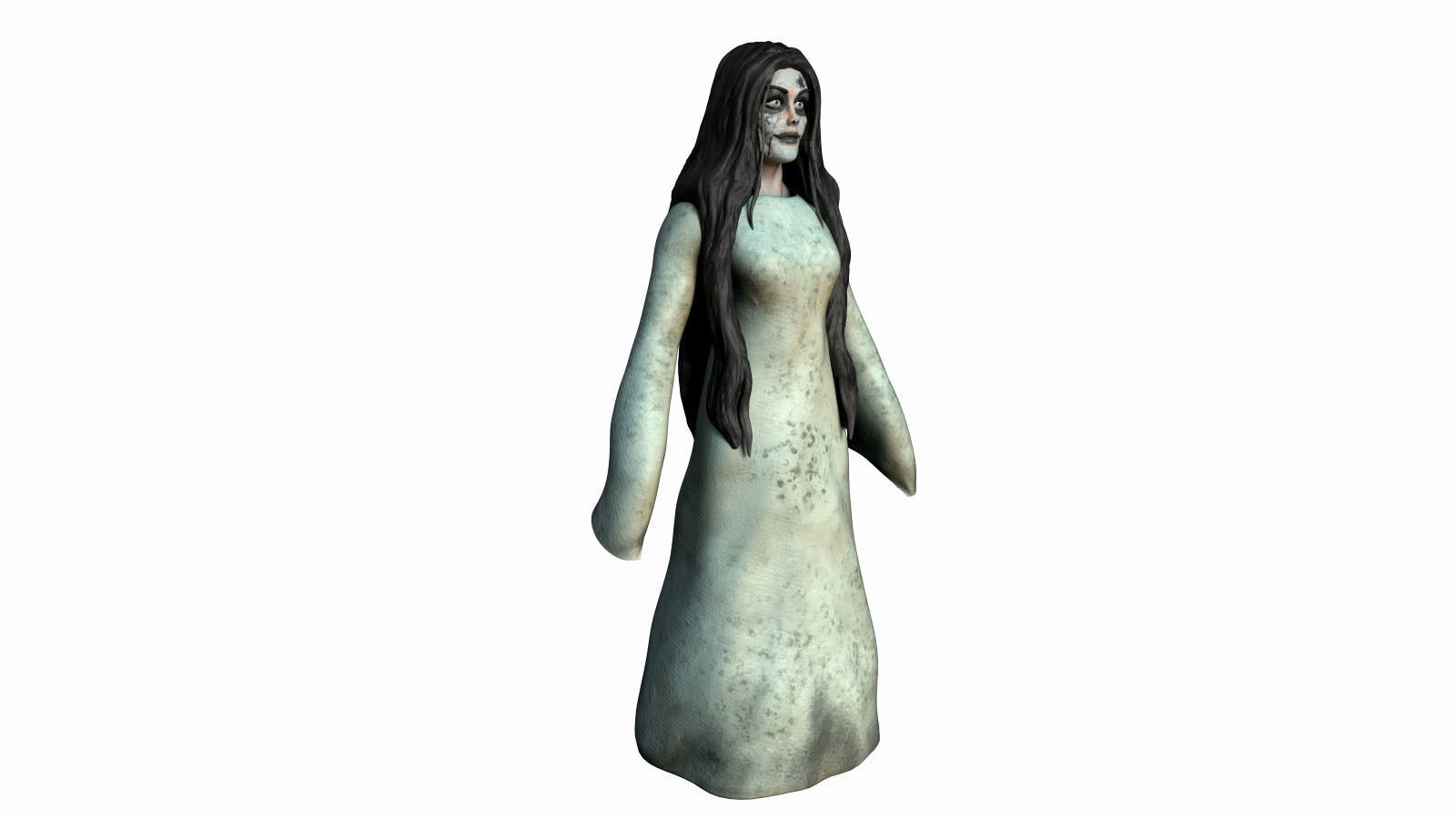 Kuntilanak Ghost Figure 3D model_1
