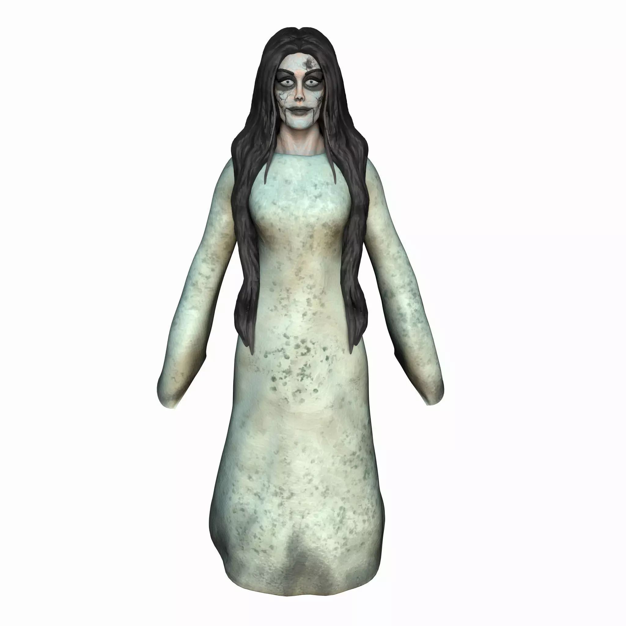 Kuntilanak Ghost Figure 3D model_0