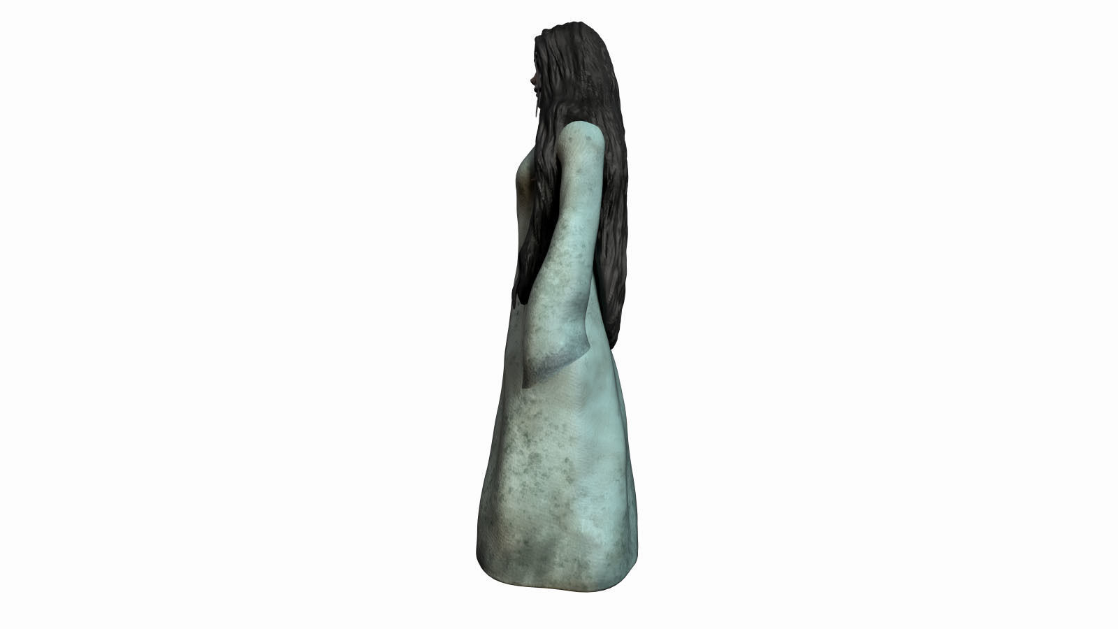 Kuntilanak Ghost Figure 3D model_2