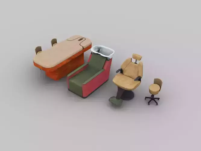 Spa Beauty Salon lowpoly