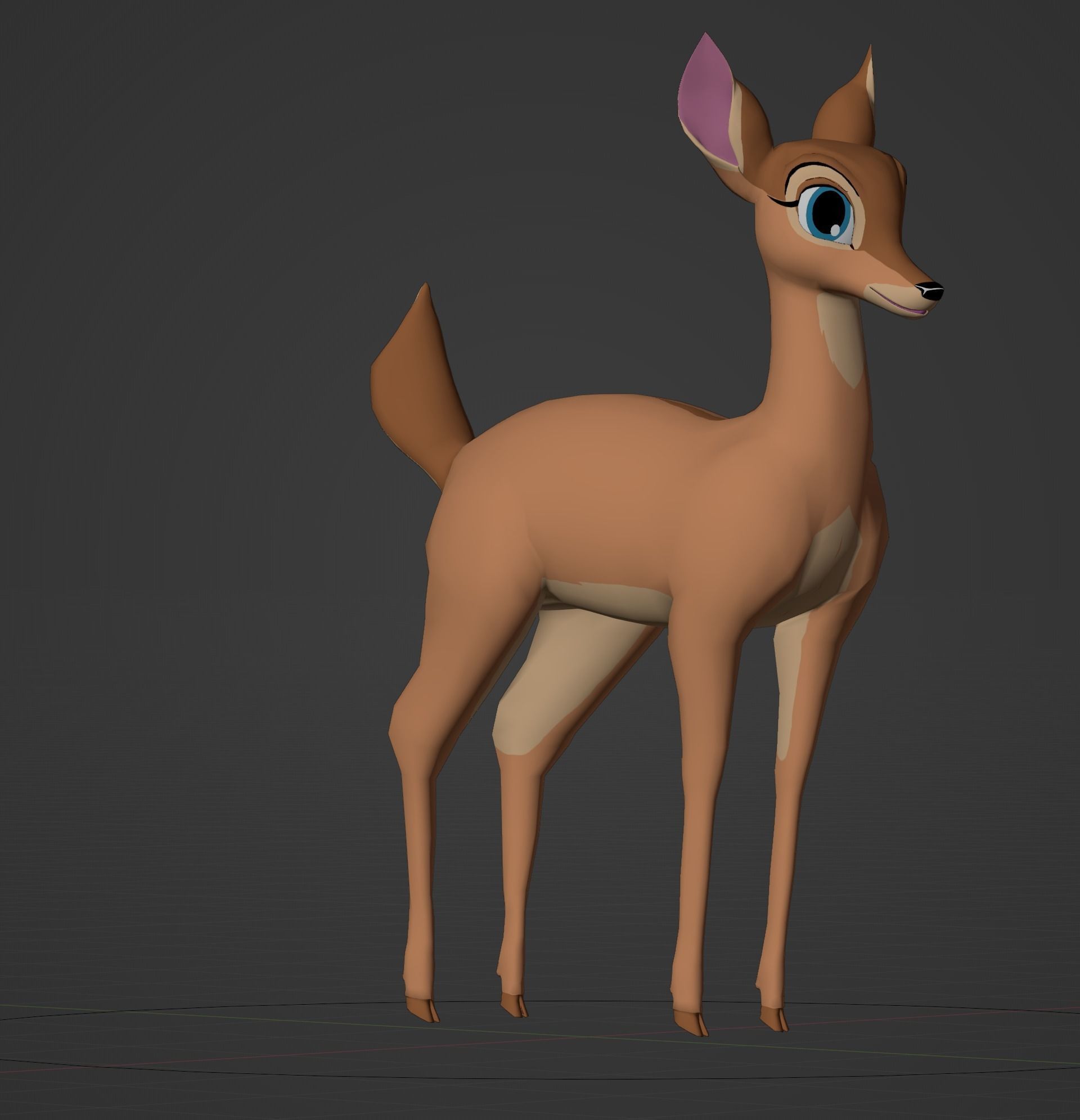 Adult Faline Model 3D model_24