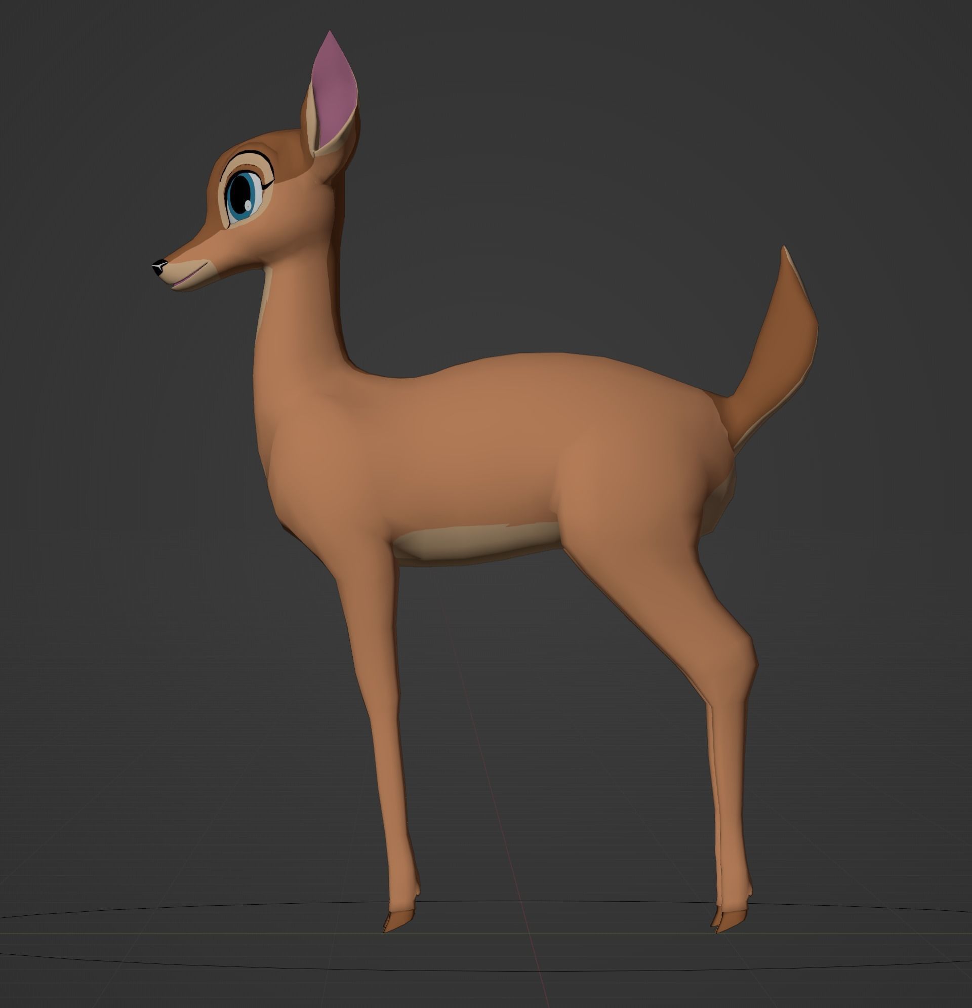 Adult Faline Model 3D model_4