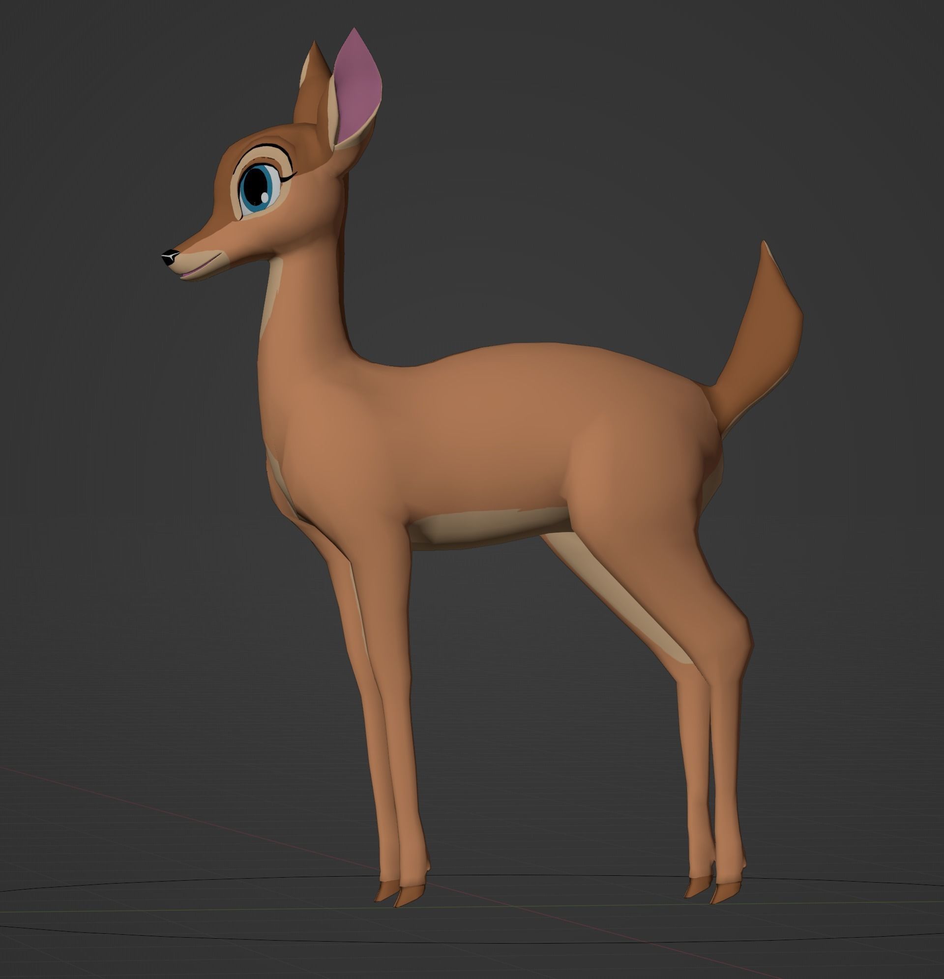 Adult Faline Model 3D model_9