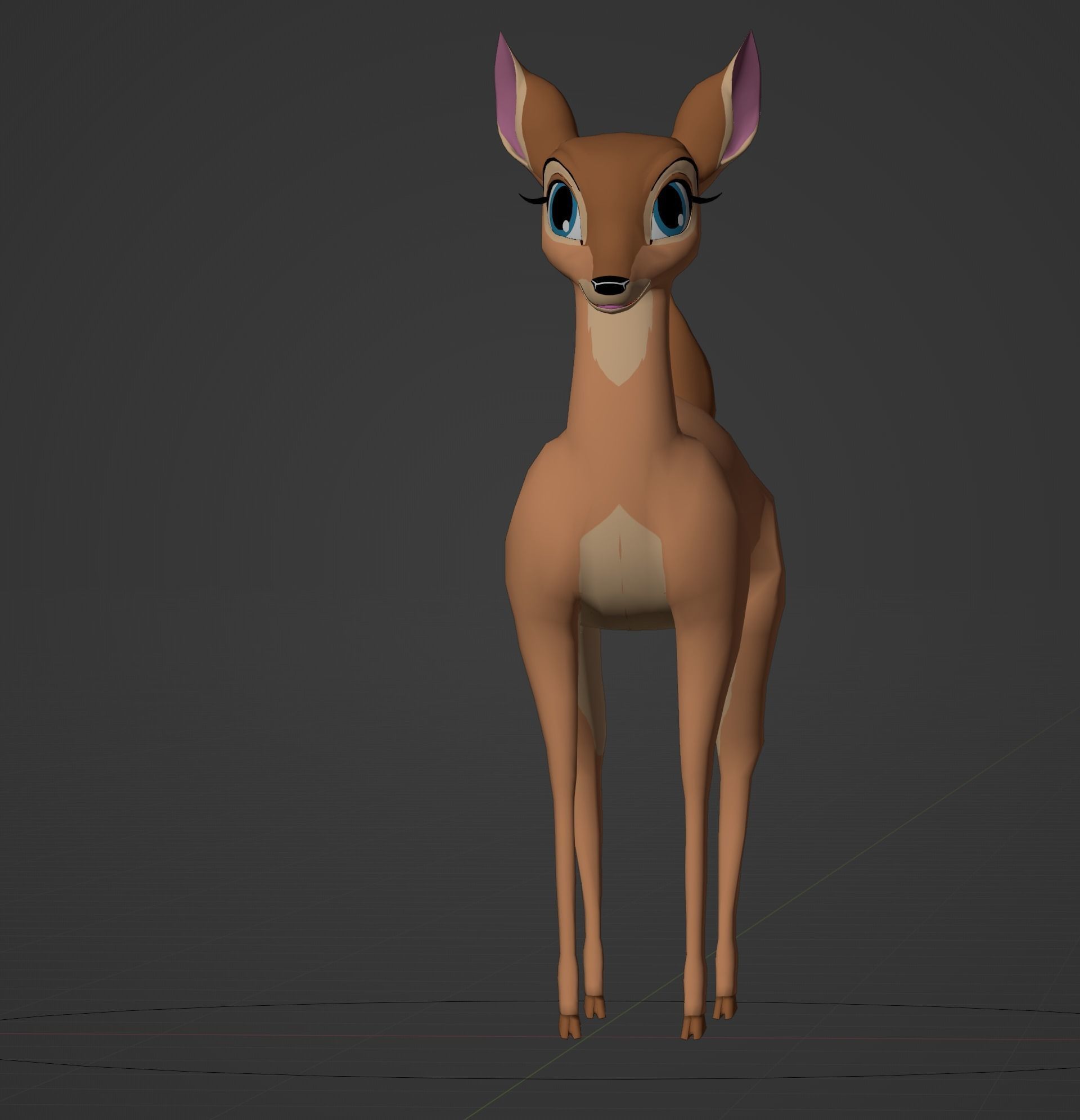 Adult Faline Model 3D model_19