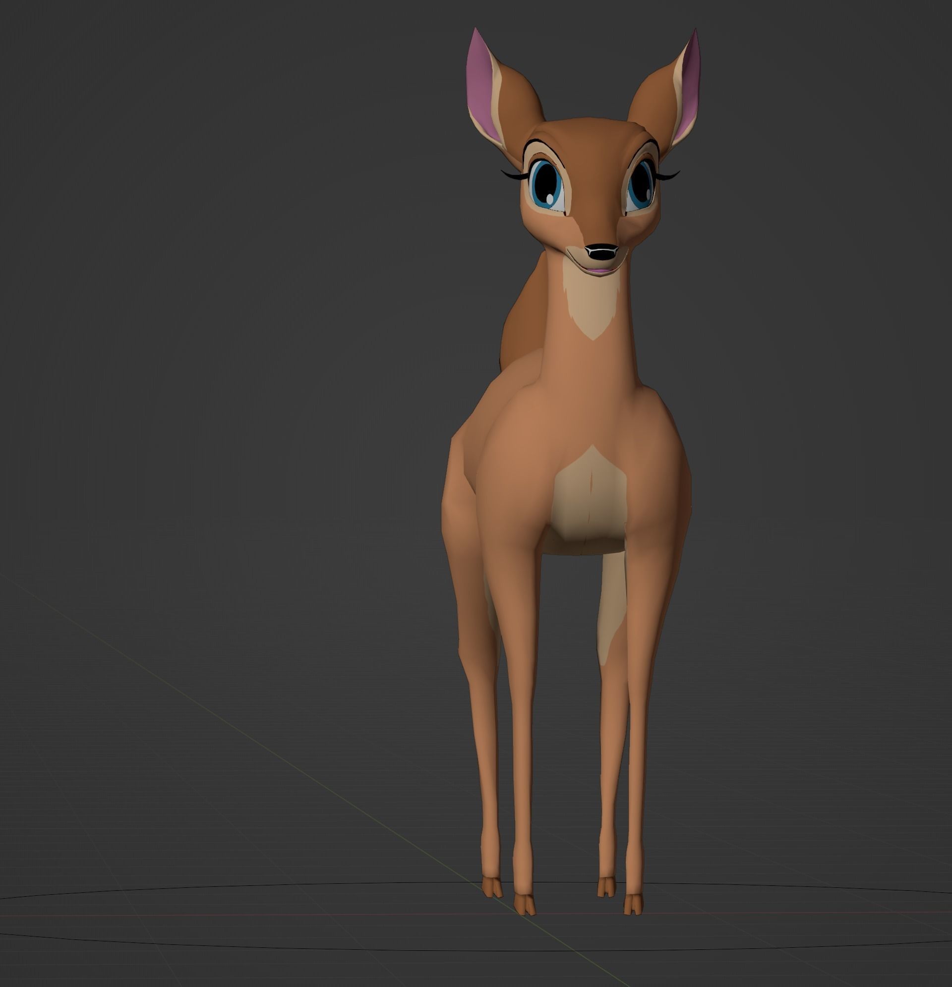 Adult Faline Model 3D model_20