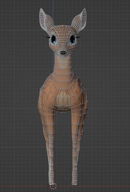 Adult Faline Model 3D model_3