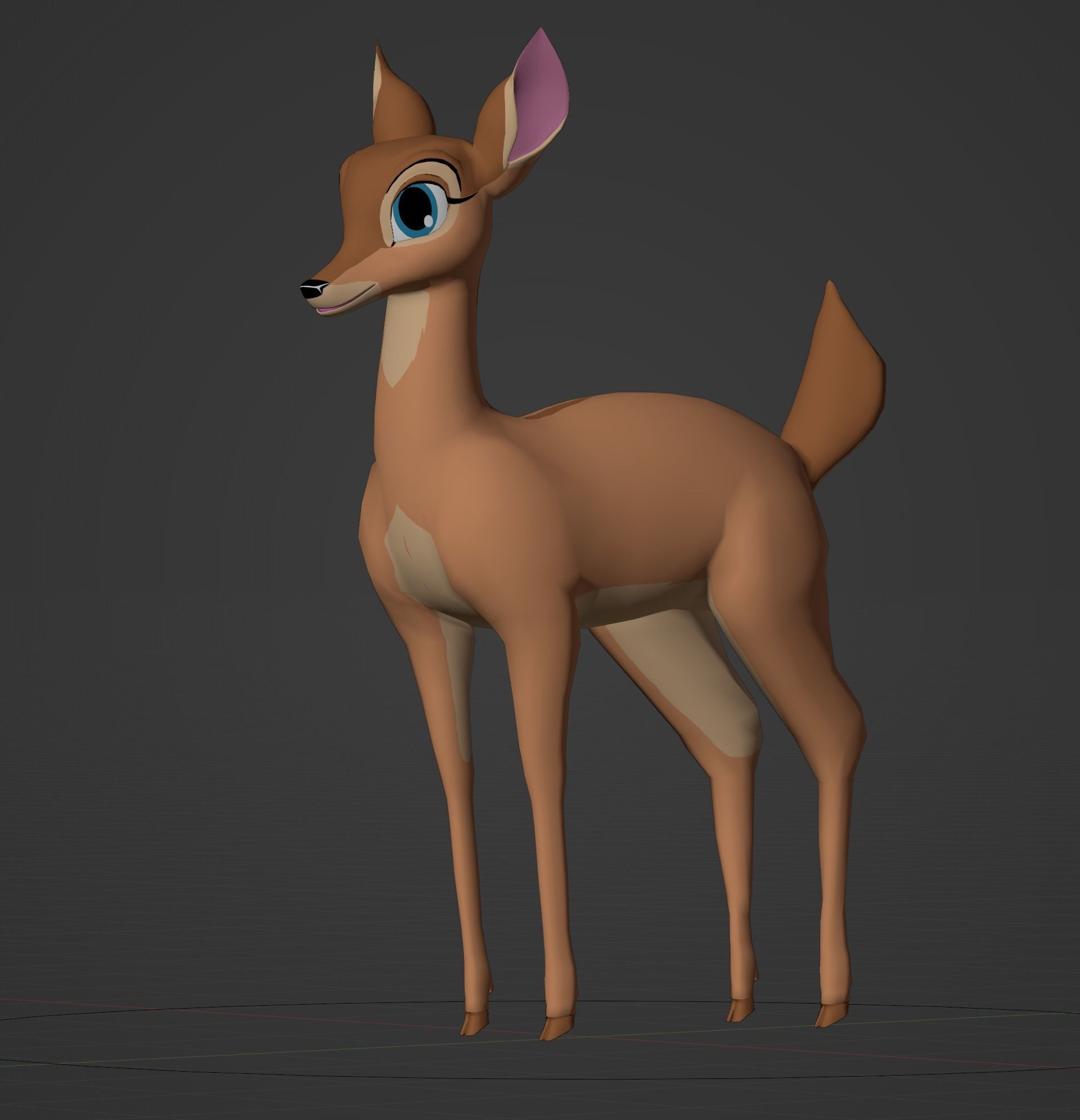 Adult Faline Model 3D model_14