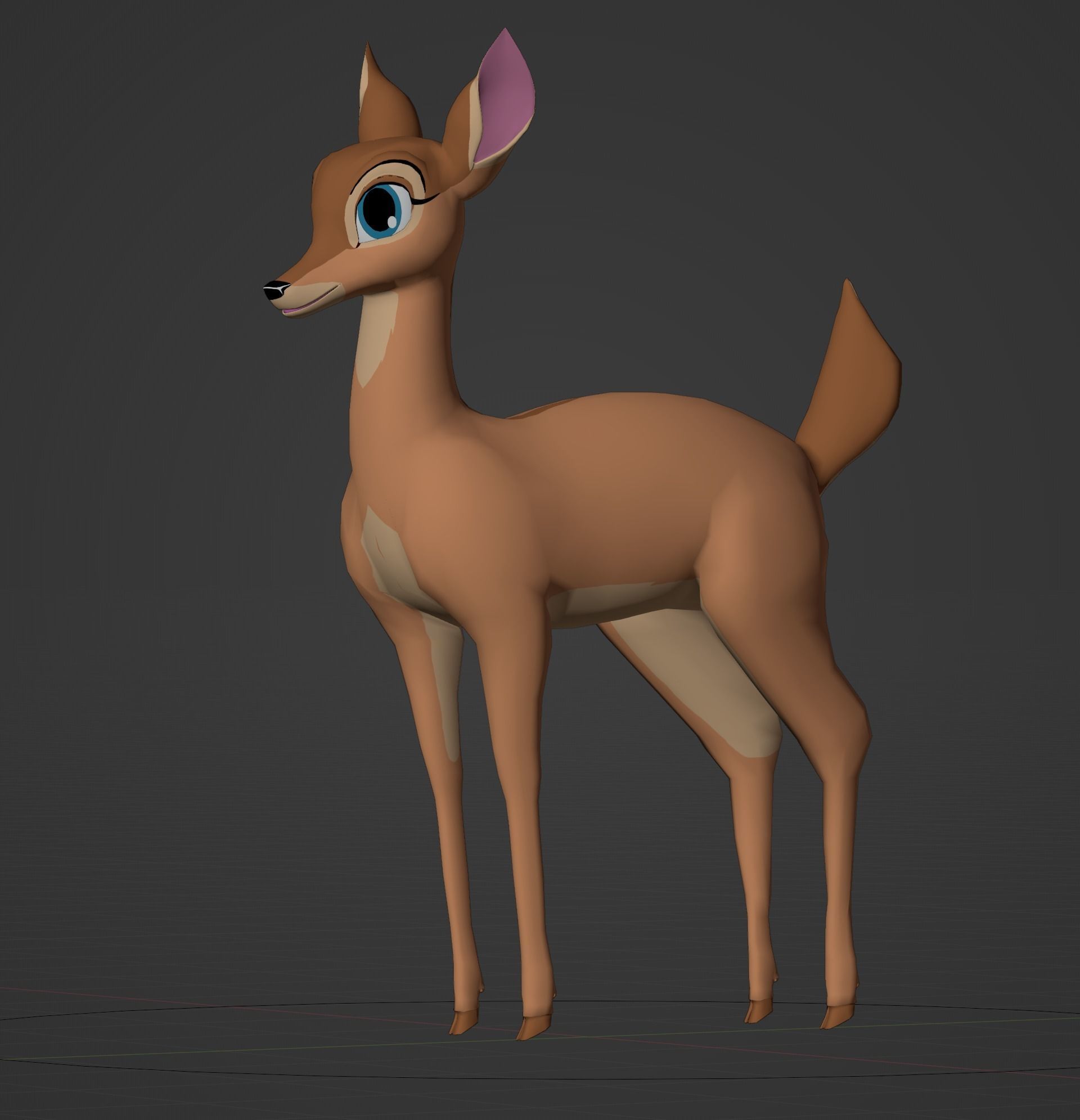 Adult Faline Model 3D model_13