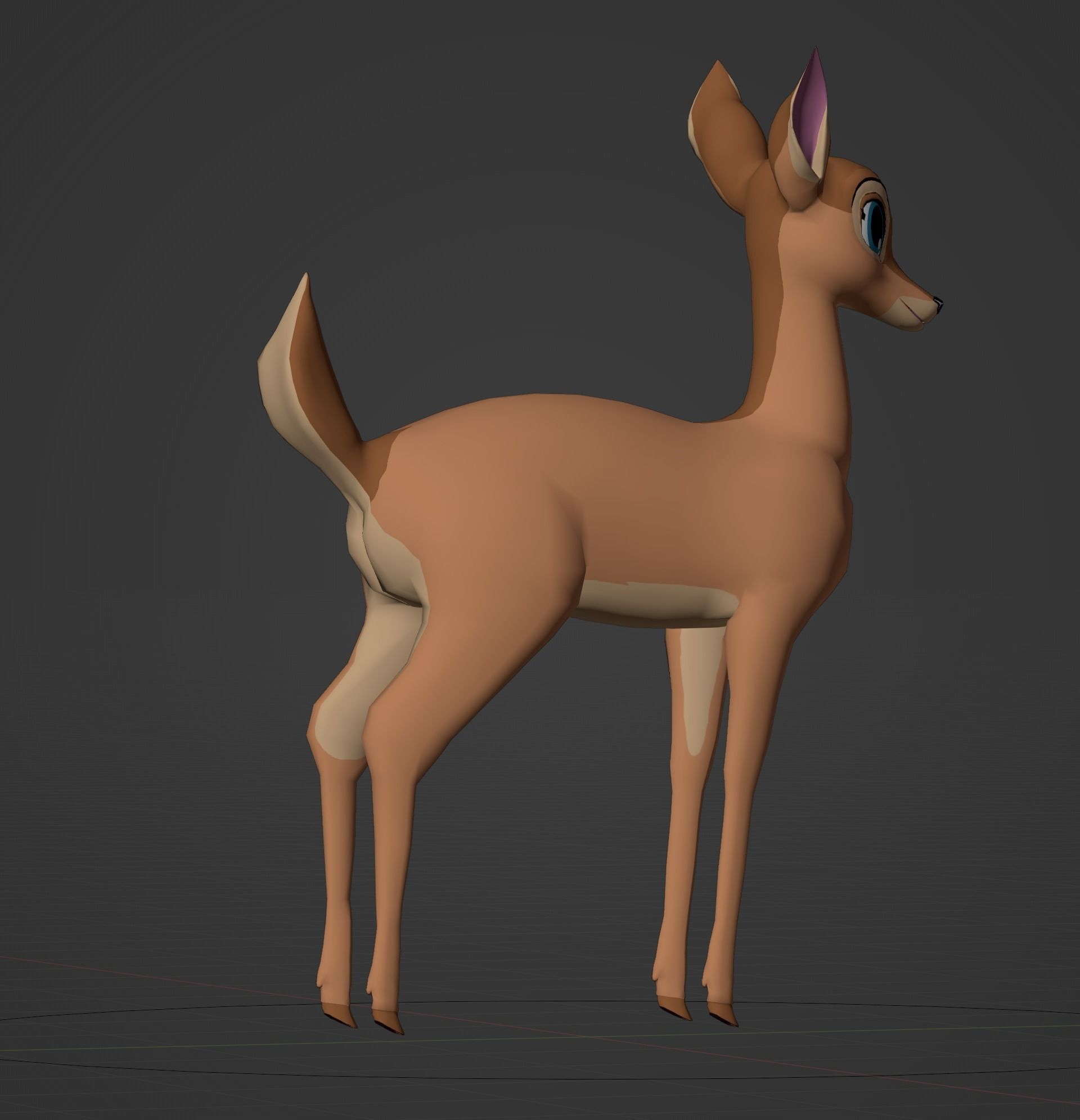 Adult Faline Model 3D model_30