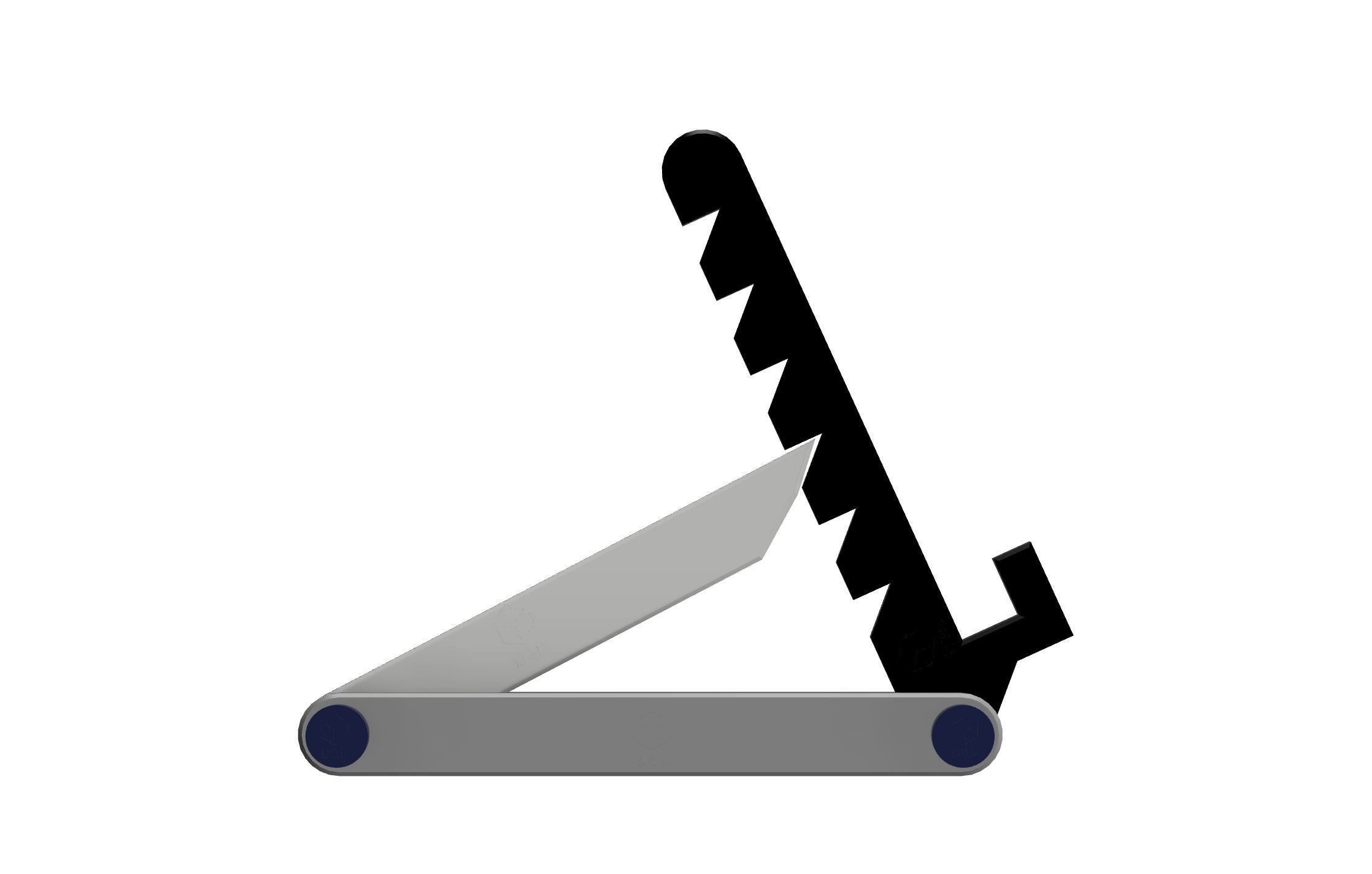 Adjustable Laptop Stand Free 3D print model_17