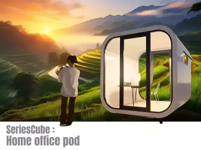 SeriesCube - Home Office Pod 3D model