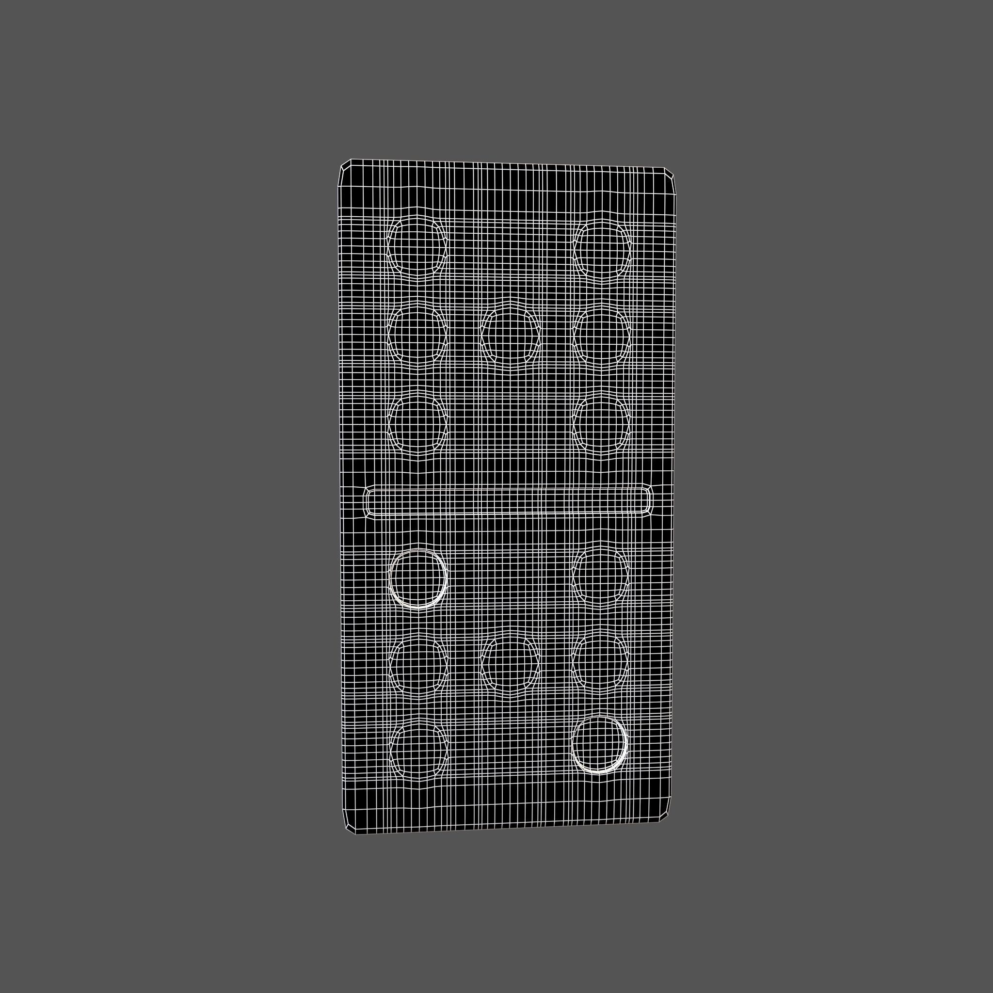 Dominoes v6 003 Low-poly 3D model_4