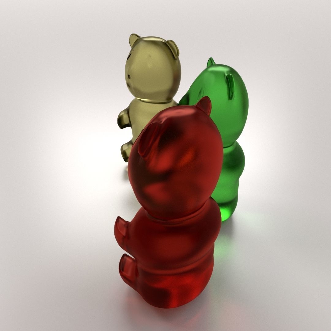 Gummy Bear 3D model_2