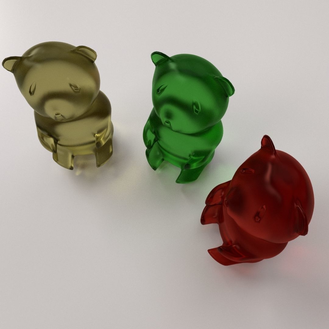 Gummy Bear 3D model_1