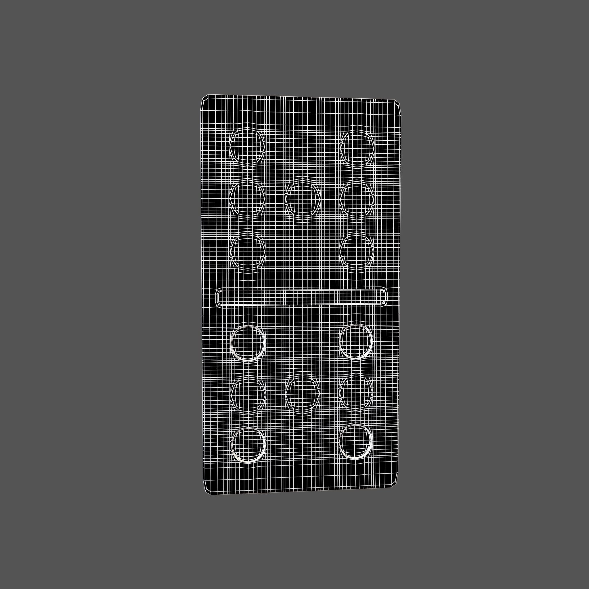 Dominoes v8 003 Low-poly 3D model_4