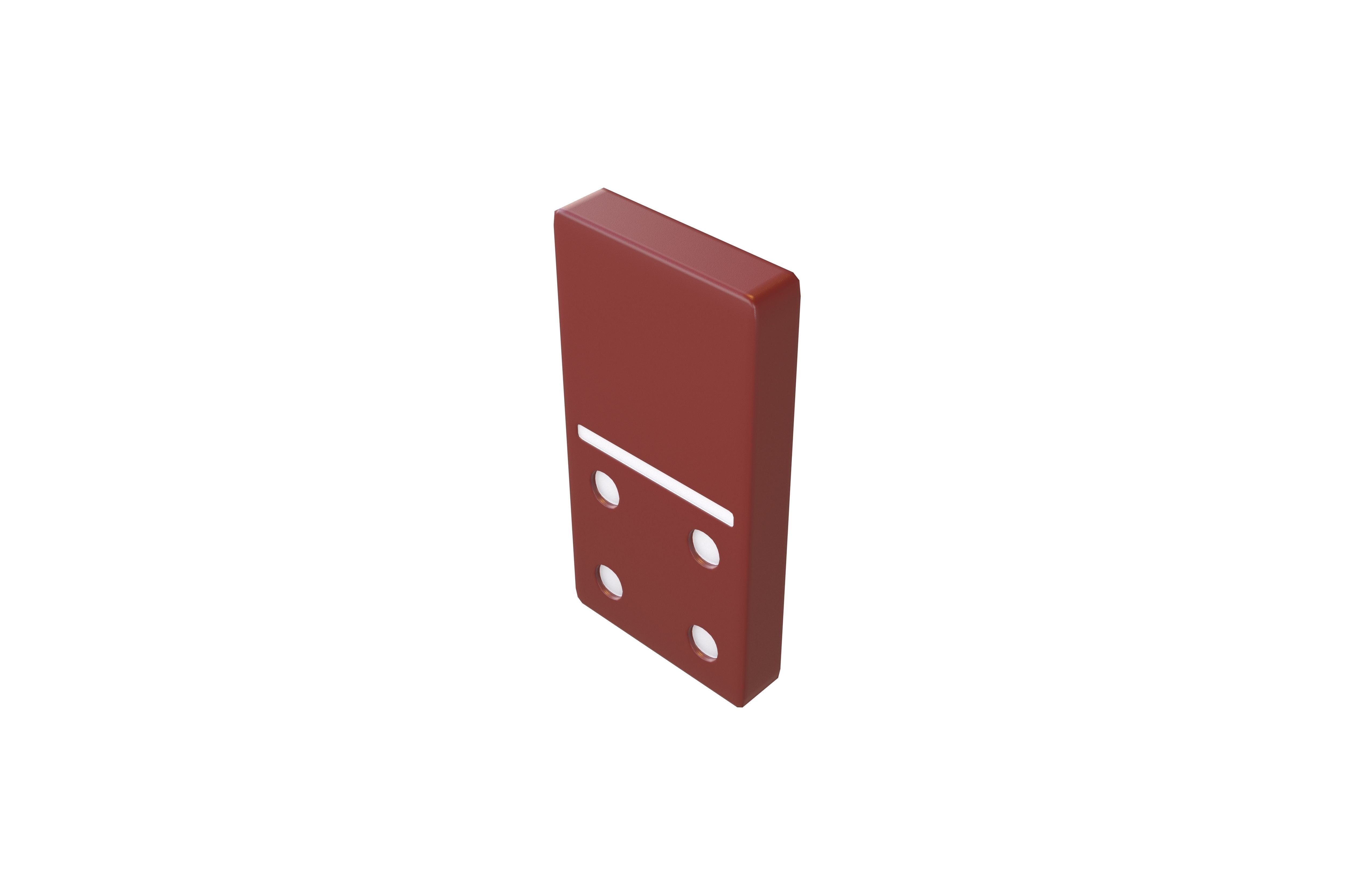 Dominoes v8 003 Low-poly 3D model_2