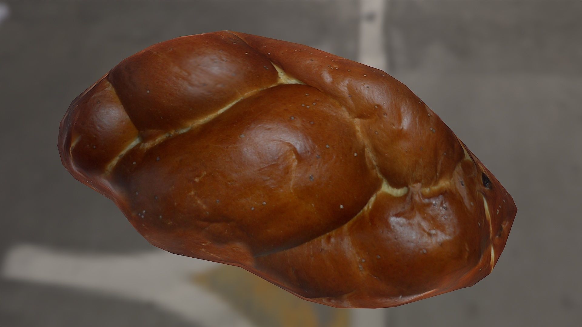 Free Bun Free low-poly 3D model_7