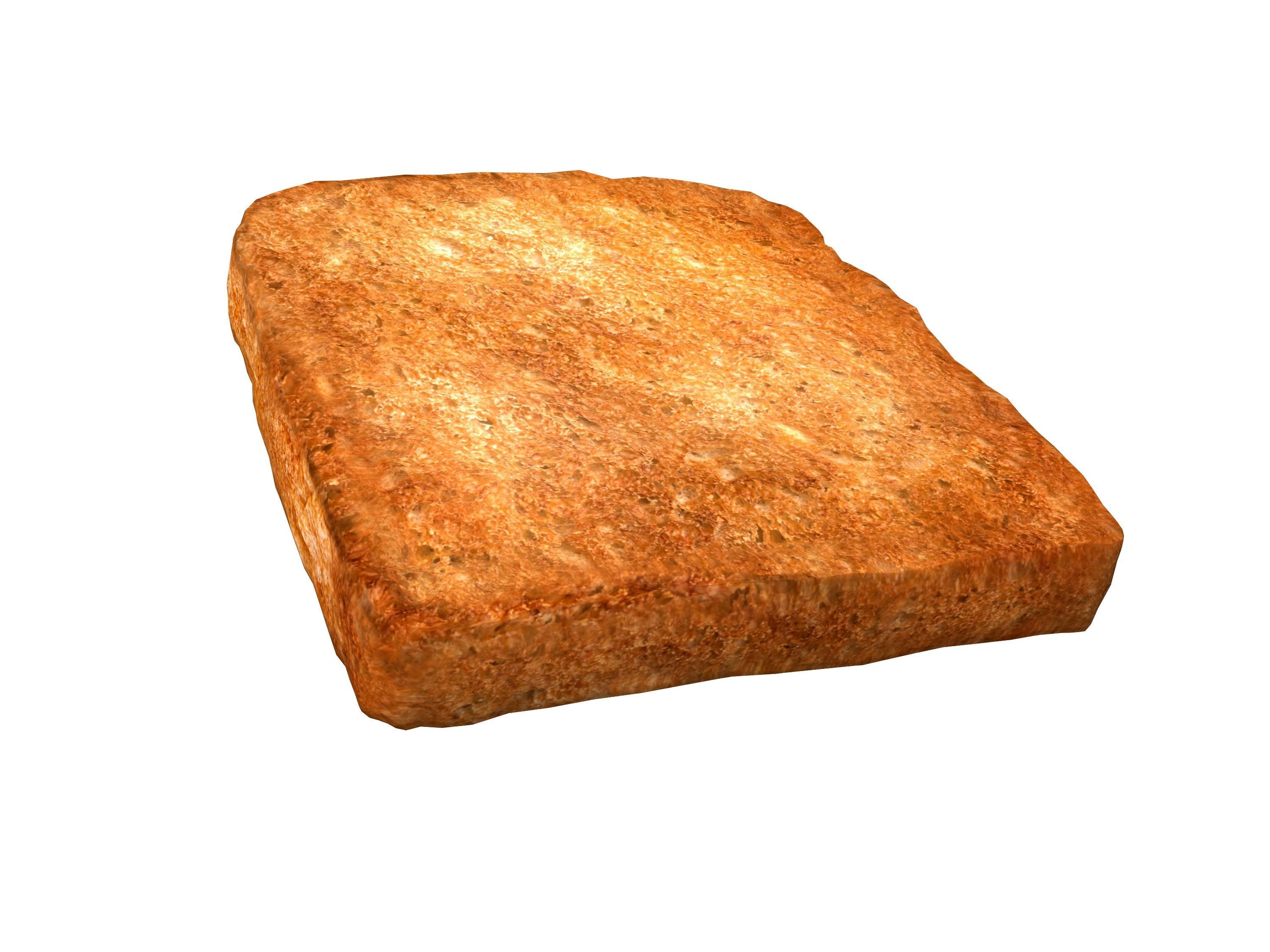 TOAST 3D MODEL two pieces of 3D model_4
