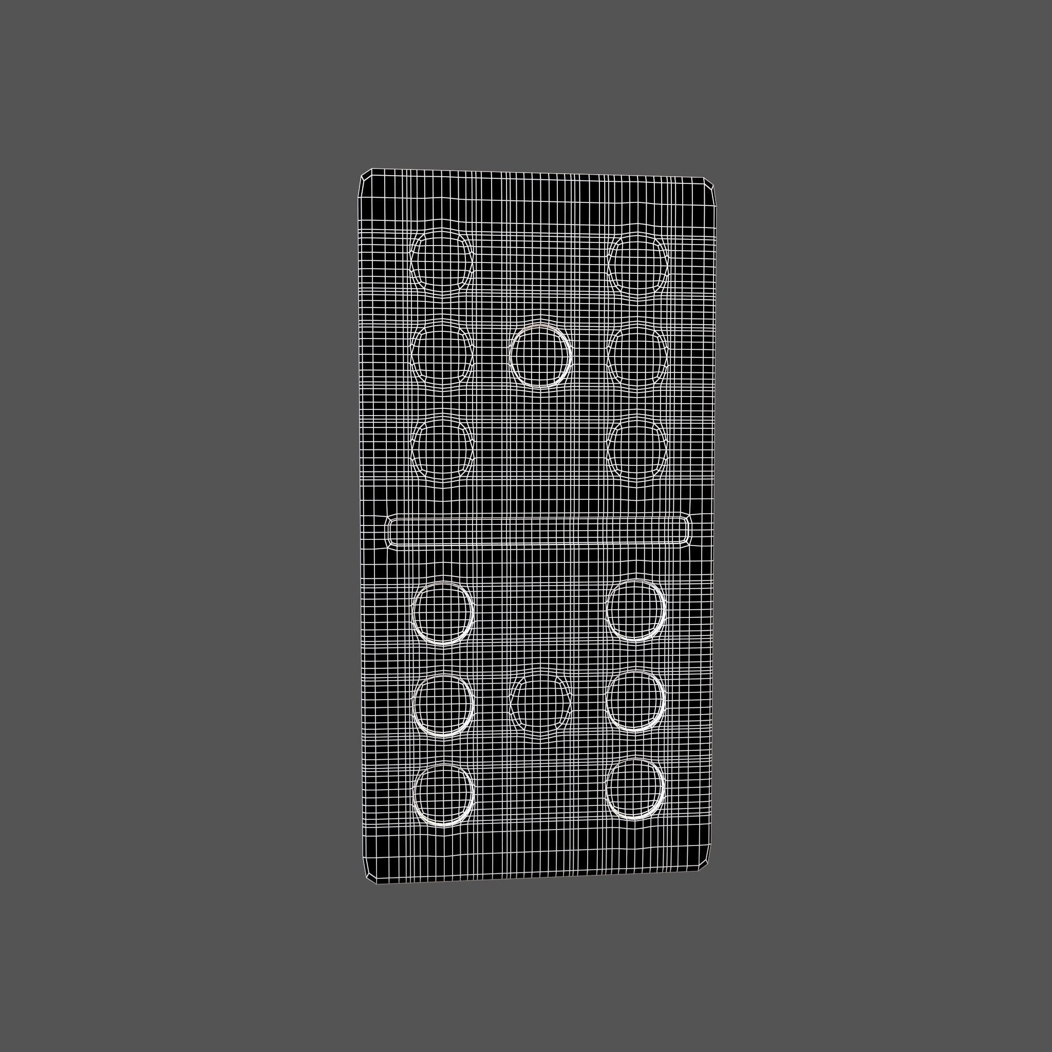 Dominoes v11 005 Low-poly 3D model_4