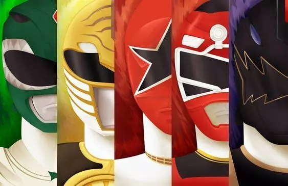 Combo of 5 Power Ranger Helmet of Tommy Oliver 3D print model