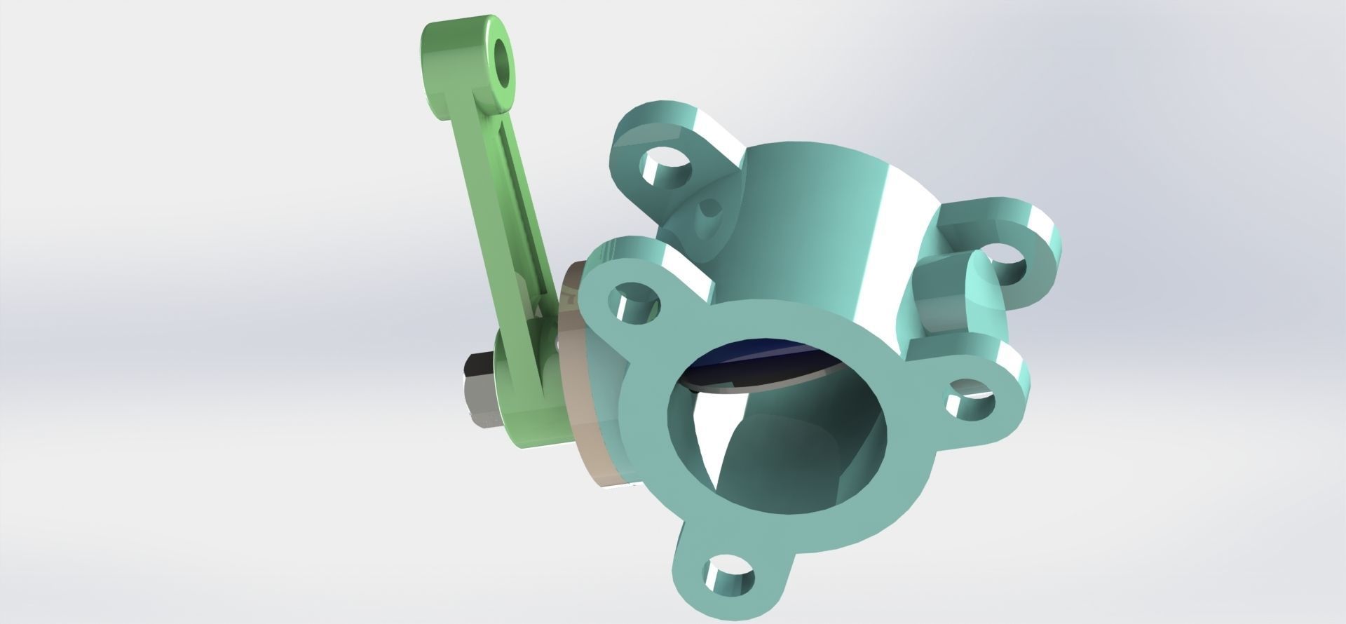Butterfly Valve 3D model_3