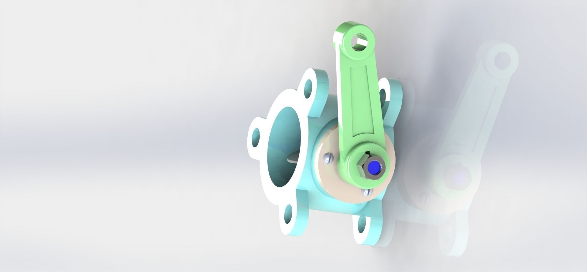 Butterfly Valve 3D model_2