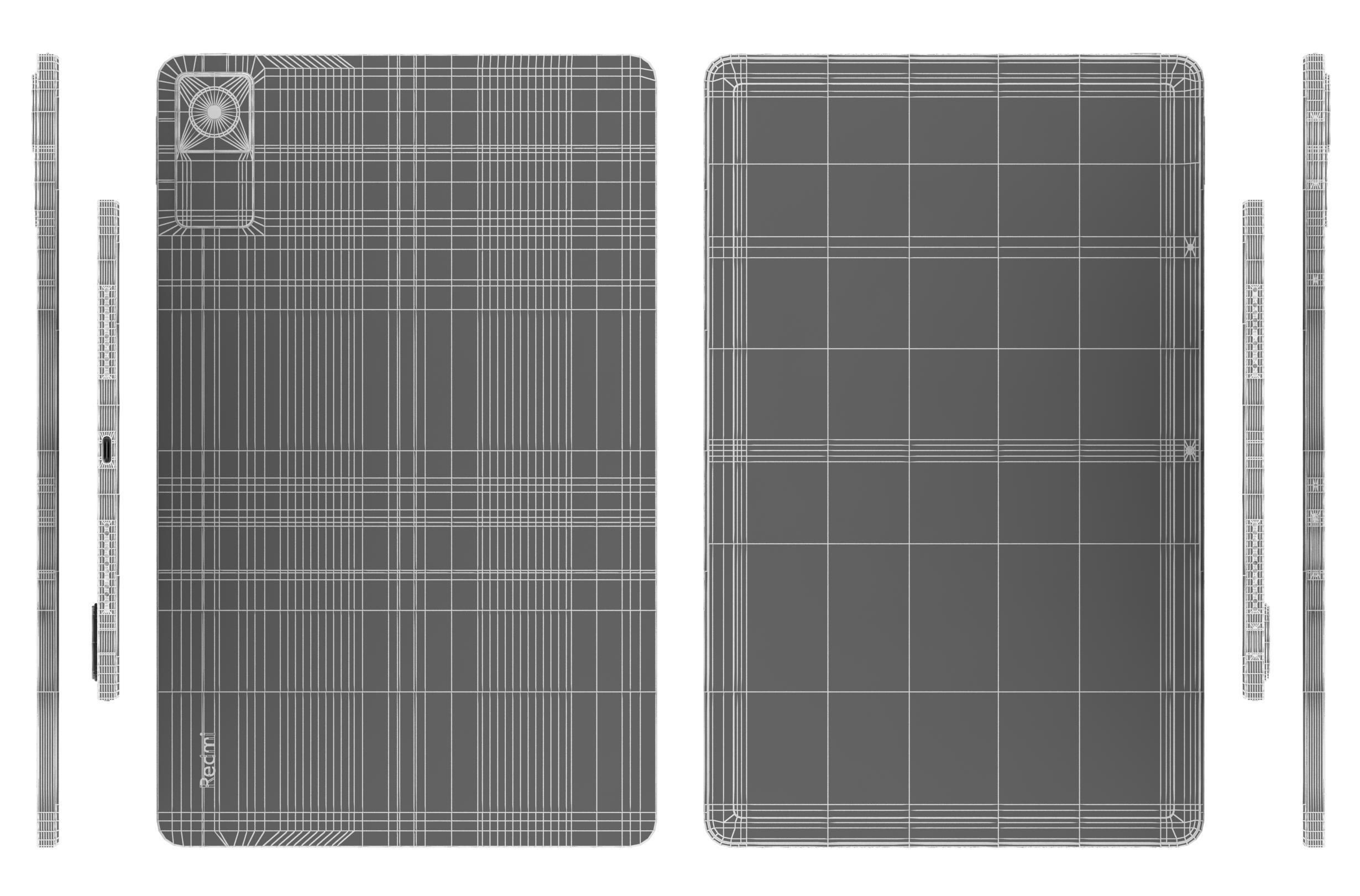 Xiaomi Redmi Pad Moonlight Silver 3D model_16