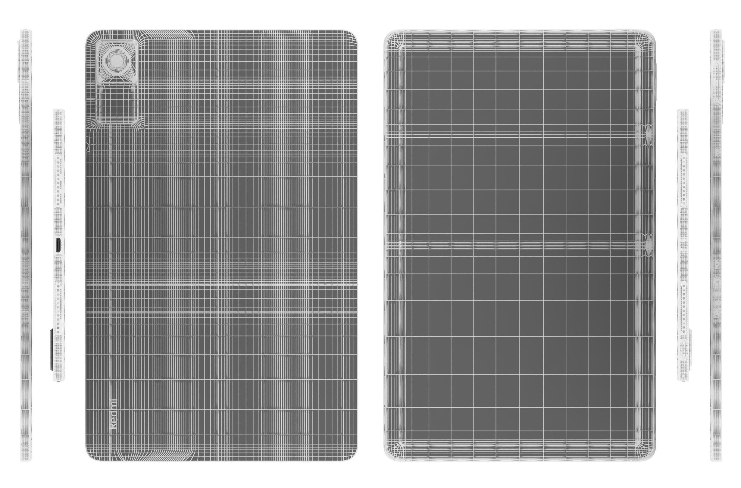 Xiaomi Redmi Pad All Colors 3D model_38