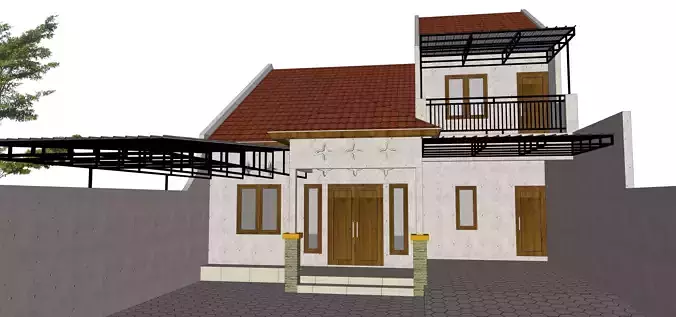 HOUSE Yohanes Sunarno 3D FBX CAD PDF