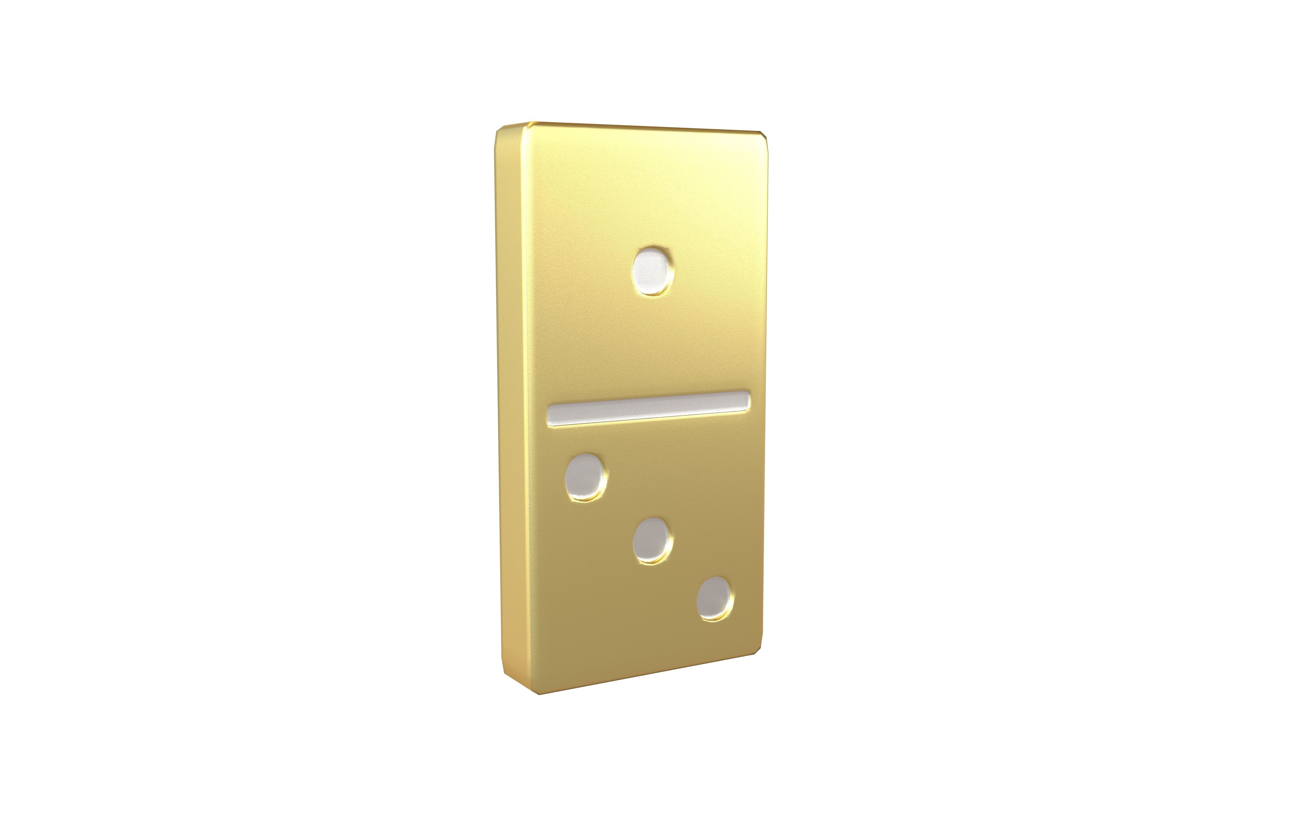 Dominoes v12 005 Low-poly 3D model_1