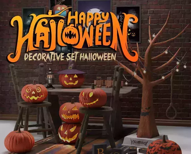 Decorative set halloween