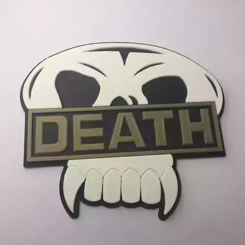 2000AD Dark Judges Badge Coasters Pack 3D print model