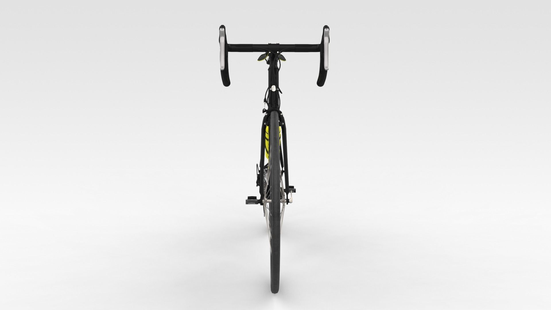 Racing Bicycle - Black 3D model_6