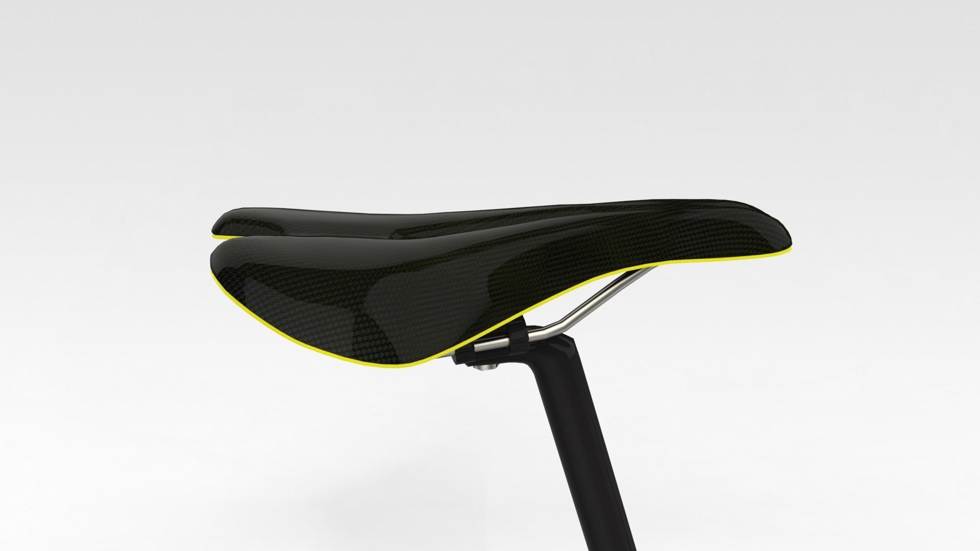 Racing Bicycle - Black 3D model_4