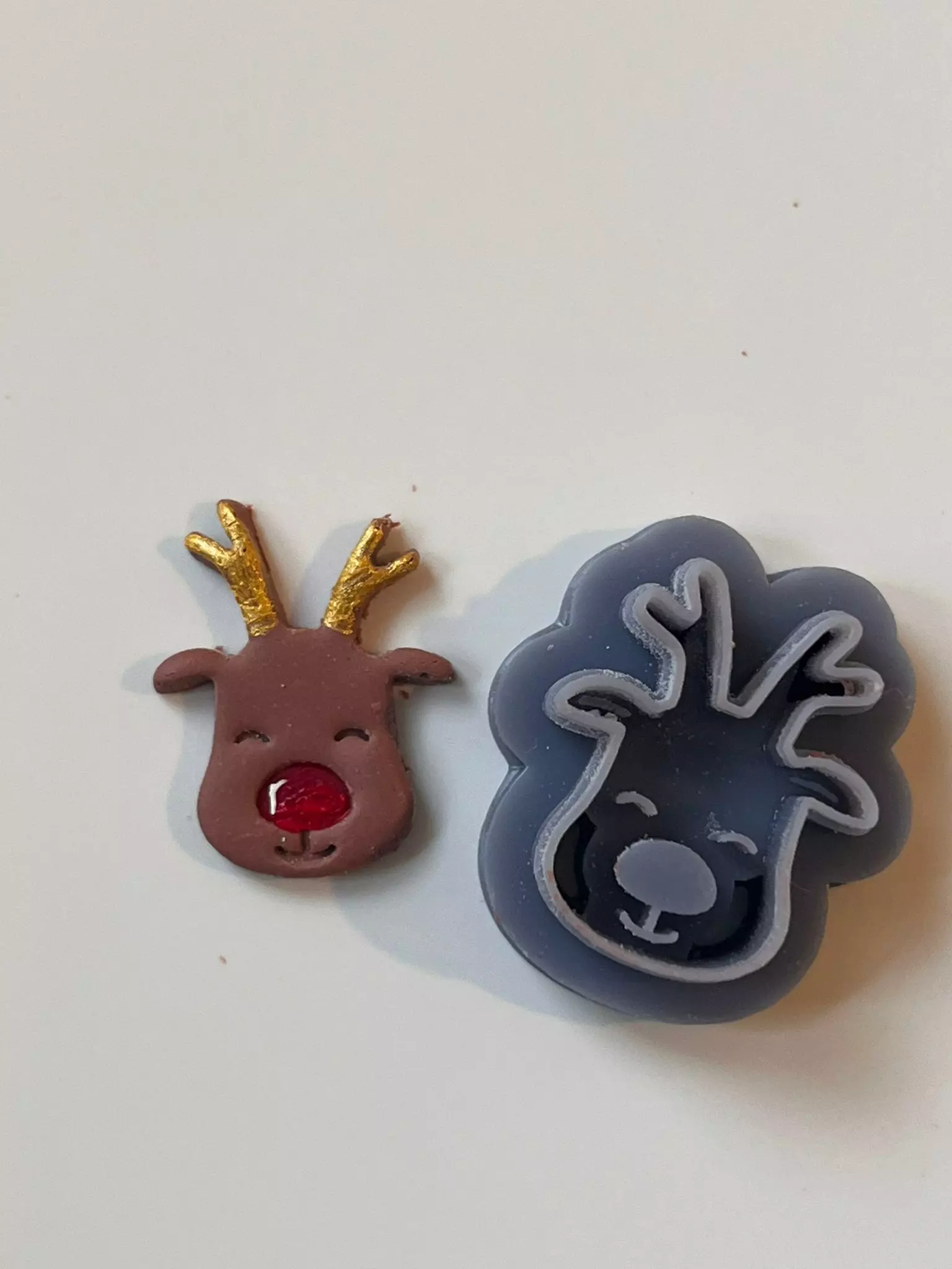 Reindeer - Polymer Clay Cutter 3D model_0
