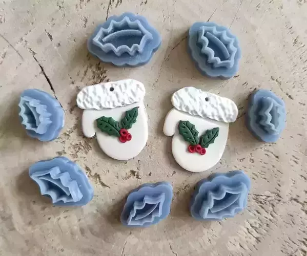 Holly Leaf - Polymer Clay Cutter