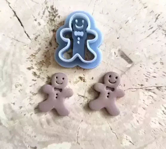 Gingerbread - Polymer Clay Cutter