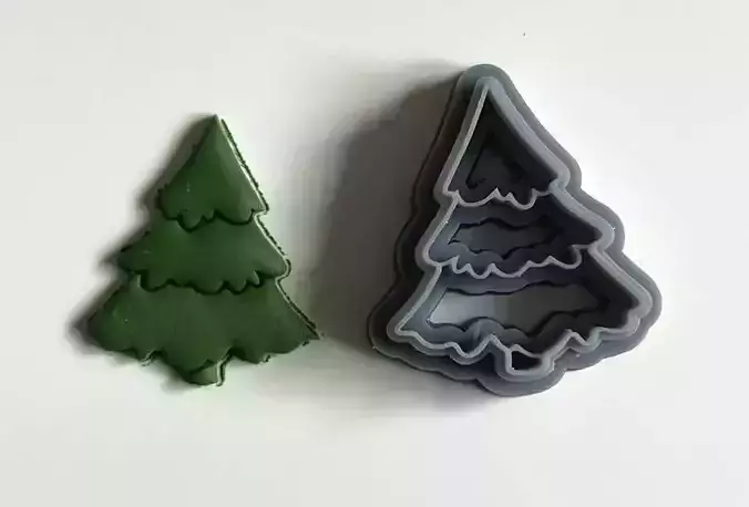 Christmas Tree - Polymer Clay Cutter