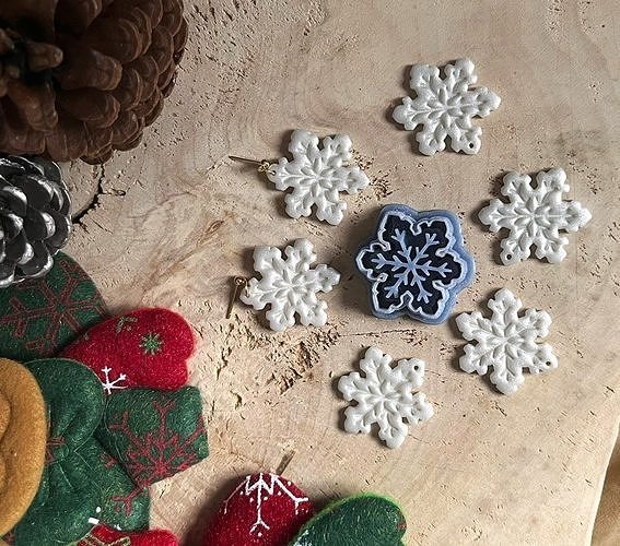 Snowflake - Polymer Clay Cutter 3D model