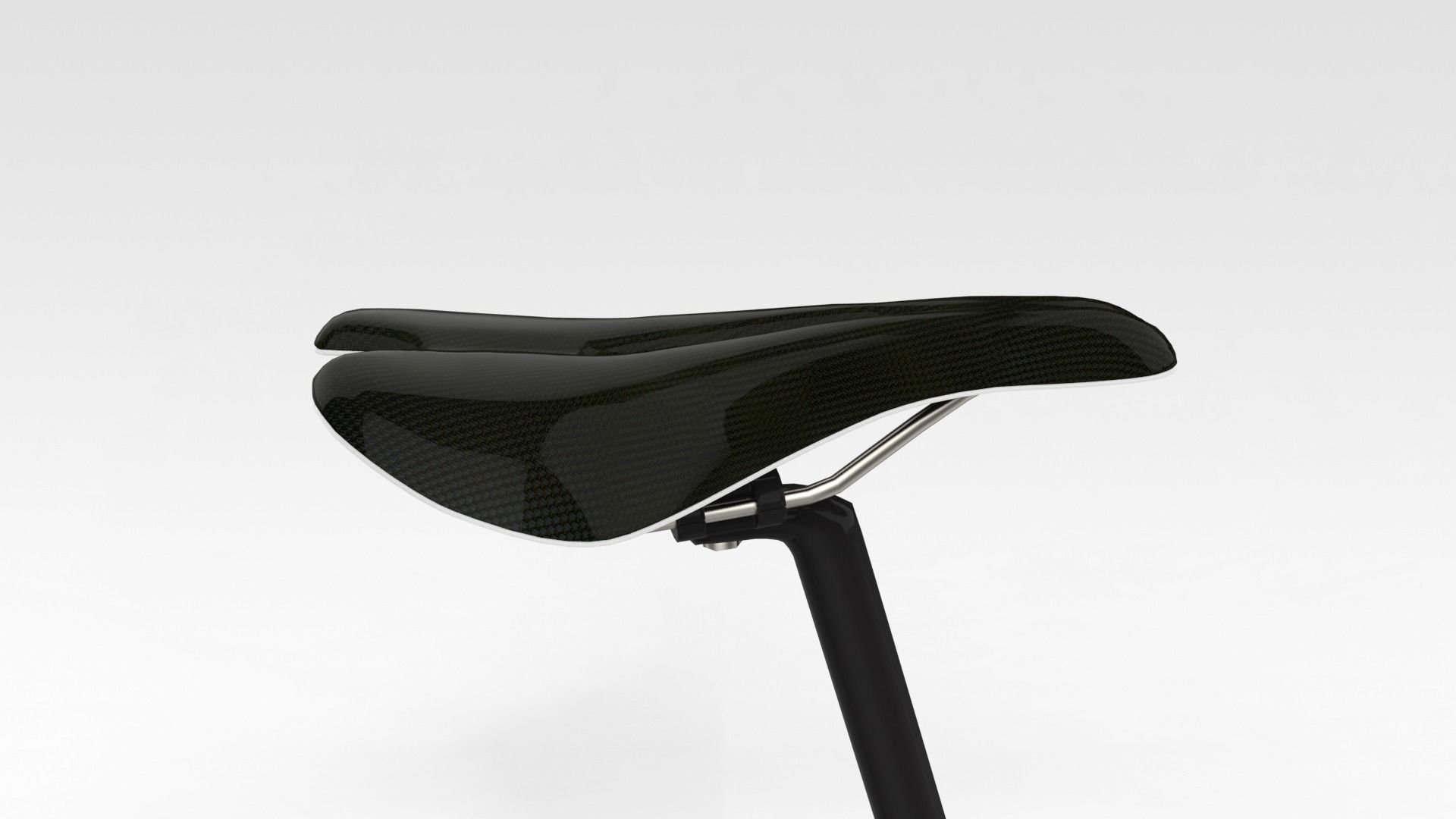 Racing Bicycle - Grey 3D model_4