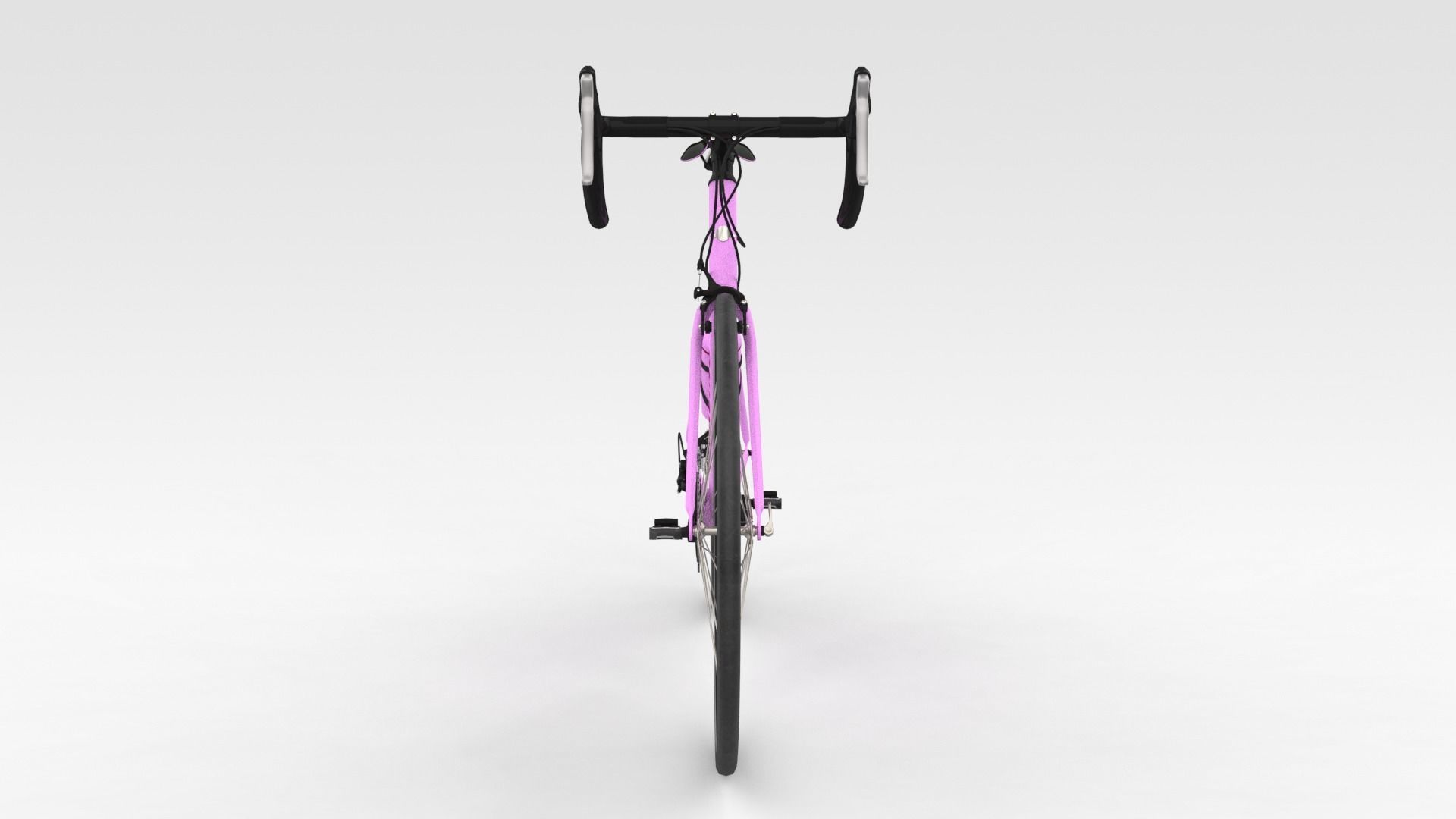 Racing Bicycle - Pink 3D model_6
