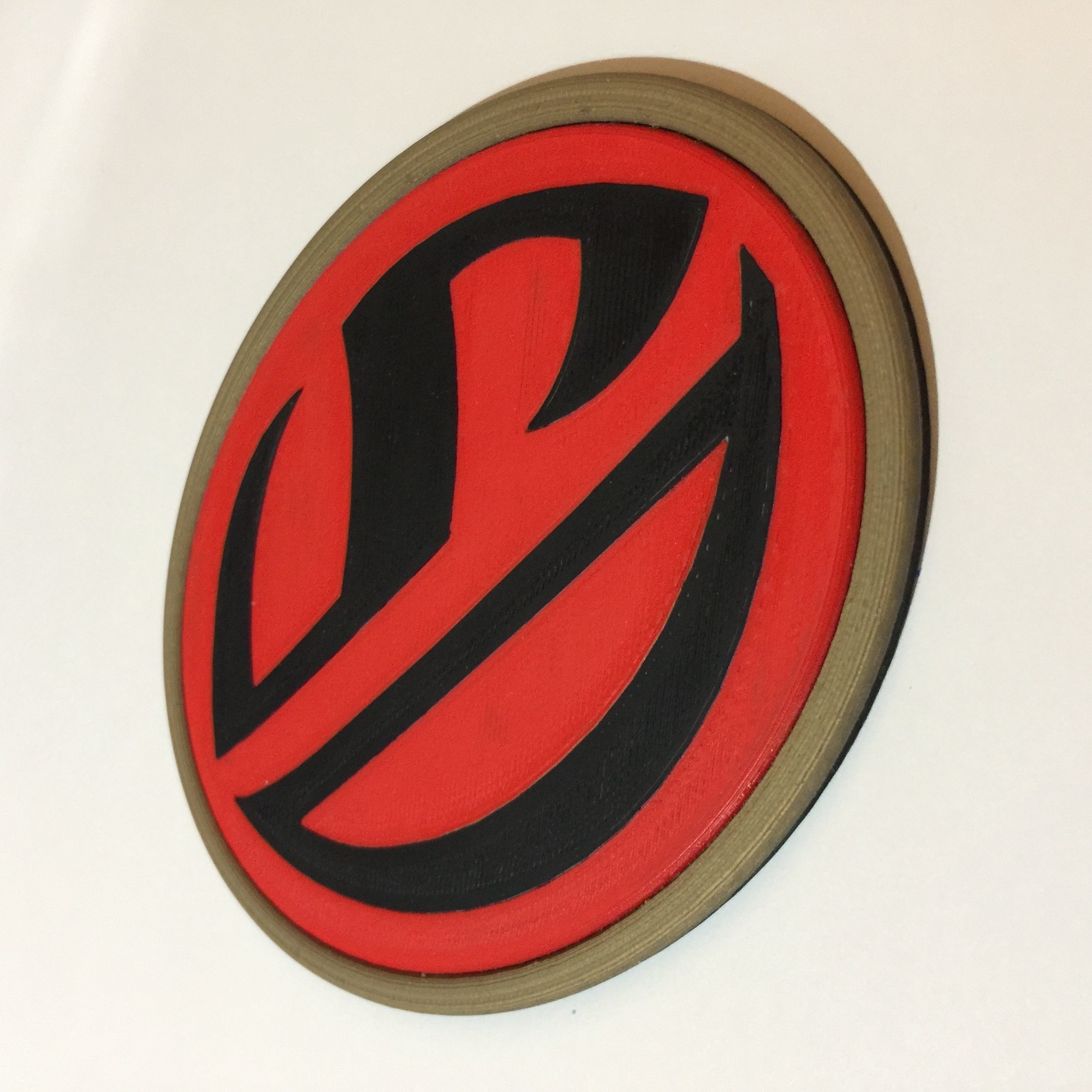 Strontium Dog Badge Coaster 3D print model_2